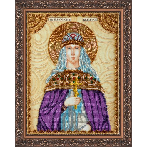 St.Icons Bead embroidery kits St. Euphrosyne, AA-109 by Abris Art - buy online! ✿ Fast delivery ✿ Factory price ✿ Wholesale and retail ✿ Purchase Kits for beadwork large personal icons