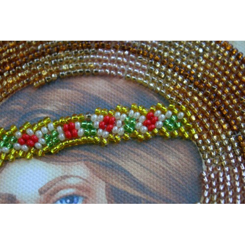 Набір для вишивання бісером на натуральному художньому холсті Свята Агнія, AA-113 від Абрис Арт - купити з доставкою ✿ Найкраща ціна від виробника ✿ Оптом та в роздріб ✿ Придбати Набори для вишивки бісером великих іменних ікон