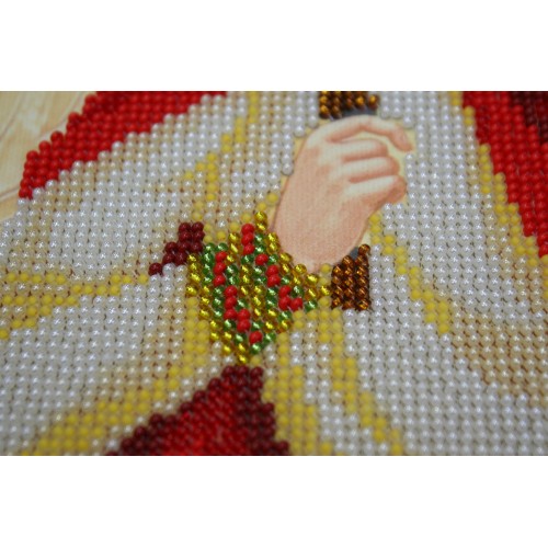 Набір для вишивання бісером на натуральному художньому холсті Свята Агнія, AA-113 від Абрис Арт - купити з доставкою ✿ Найкраща ціна від виробника ✿ Оптом та в роздріб ✿ Придбати Набори для вишивки бісером великих іменних ікон