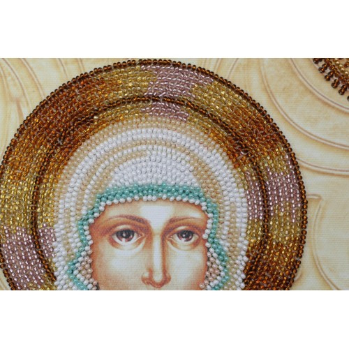 Набір для вишивання бісером на натуральному художньому холсті Свята Аріадна (Аріна), AA-128 від Абрис Арт - купити з доставкою ✿ Найкраща ціна від виробника ✿ Оптом та в роздріб ✿ Придбати Набори для вишивки бісером великих іменних ікон