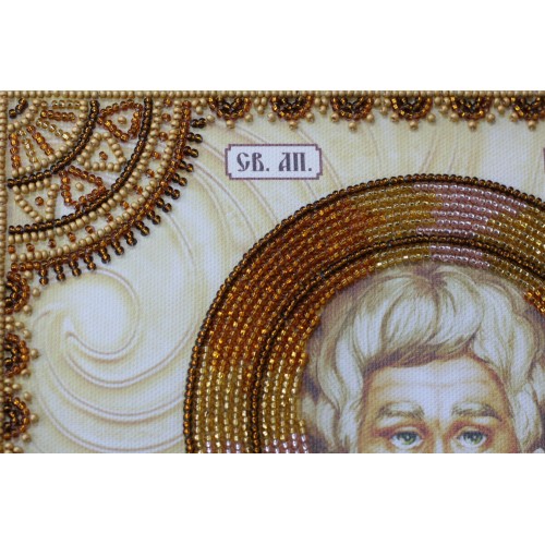 Набір для вишивання бісером на натуральному художньому холсті Святий Матфей (Матвій), AA-134 від Абрис Арт - купити з доставкою ✿ Найкраща ціна від виробника ✿ Оптом та в роздріб ✿ Придбати Набори для вишивки бісером великих іменних ікон