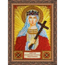 St.Icons Mini Bead embroidery kits St. Catherine