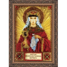 St.Icons Mini Bead embroidery kits St. Barbara