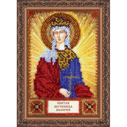 Набір для вишивання бісером на натуральному художньому холсті Свята Валерія, AAM-043 від Абрис Арт - купити з доставкою ✿ Найкраща ціна від виробника ✿ Оптом та в роздріб ✿ Придбати Набори для вишивки бісером іменних міні-ікон