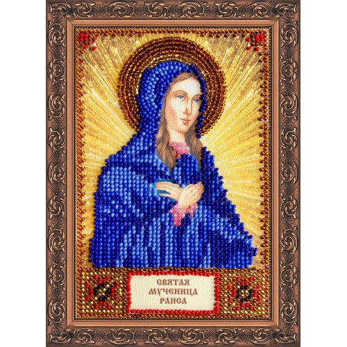 Набір для вишивання бісером на натуральному художньому холсті Свята Раїса, AAM-068 від Абрис Арт - купити з доставкою ✿ Найкраща ціна від виробника ✿ Оптом та в роздріб ✿ Придбати Набори для вишивки бісером іменних міні-ікон