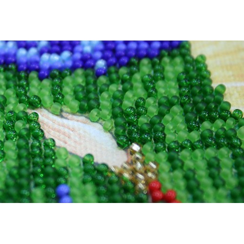 Набір для вишивання бісером на натуральному художньому холсті Свята Пелагея, AAM-080 від Абрис Арт - купити з доставкою ✿ Найкраща ціна від виробника ✿ Оптом та в роздріб ✿ Придбати Набори для вишивки бісером іменних міні-ікон