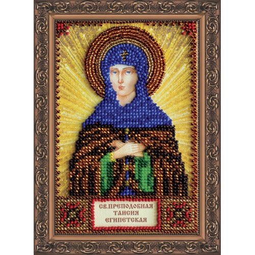 Набір для вишивання бісером на натуральному художньому холсті Свята Таїсія, AAM-082 від Абрис Арт - купити з доставкою ✿ Найкраща ціна від виробника ✿ Оптом та в роздріб ✿ Придбати Набори для вишивки бісером іменних міні-ікон