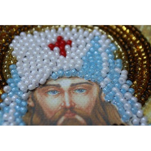 Набір для вишивання бісером на натуральному художньому холсті Святий Веніамін, AAM-085 від Абрис Арт - купити з доставкою ✿ Найкраща ціна від виробника ✿ Оптом та в роздріб ✿ Придбати Набори для вишивки бісером іменних міні-ікон