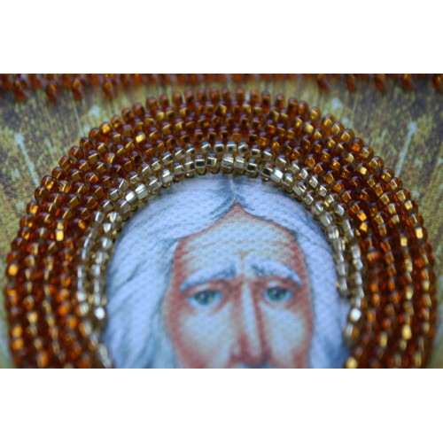 Набір для вишивання бісером на натуральному художньому холсті Святий Макарій (Макар), AAM-091 від Абрис Арт - купити з доставкою ✿ Найкраща ціна від виробника ✿ Оптом та в роздріб ✿ Придбати Набори для вишивки бісером іменних міні-ікон