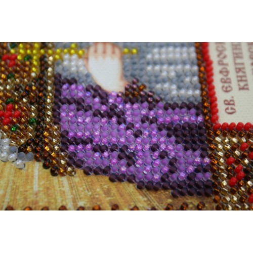 St.Icons Mini Bead embroidery kits St. Euphrosyne, AAM-109 by Abris Art - buy online! ✿ Fast delivery ✿ Factory price ✿ Wholesale and retail ✿ Purchase Kits for beadwork personal mini-icons
