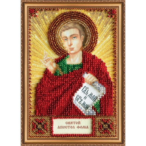 St.Icons Mini Bead embroidery kits St.Thomas, AAM-117 by Abris Art - buy online! ✿ Fast delivery ✿ Factory price ✿ Wholesale and retail ✿ Purchase Kits for beadwork personal mini-icons