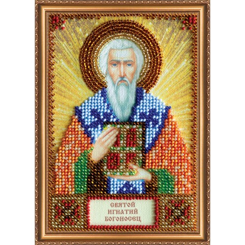St.Icons Mini Bead embroidery kits St.Ignatius, AAM-123 by Abris Art - buy online! ✿ Fast delivery ✿ Factory price ✿ Wholesale and retail ✿ Purchase Kits for beadwork personal mini-icons