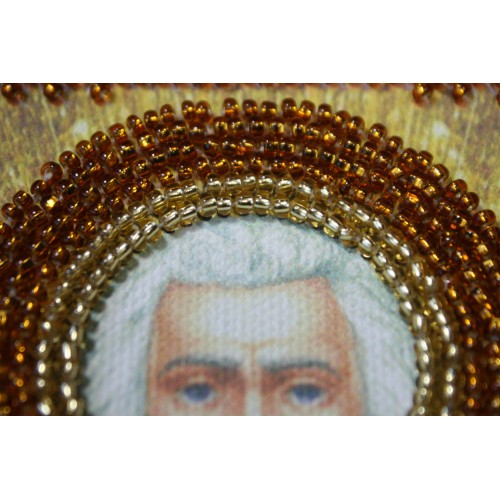 St.Icons Mini Bead embroidery kits St.Ignatius, AAM-123 by Abris Art - buy online! ✿ Fast delivery ✿ Factory price ✿ Wholesale and retail ✿ Purchase Kits for beadwork personal mini-icons