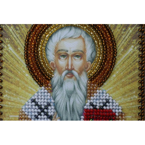 Набір для вишивання бісером на натуральному художньому холсті Святий  Мирон, AAM-139 від Абрис Арт - купити з доставкою ✿ Найкраща ціна від виробника ✿ Оптом та в роздріб ✿ Придбати Набори для вишивки бісером іменних міні-ікон