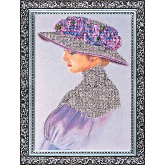 Main Bead Embroidery kit Violet (Modern), AB-002 by Abris Art - buy online! ✿ Fast delivery ✿ Factory price ✿ Wholesale and retail ✿ Purchase Great kits for embroidery with beads