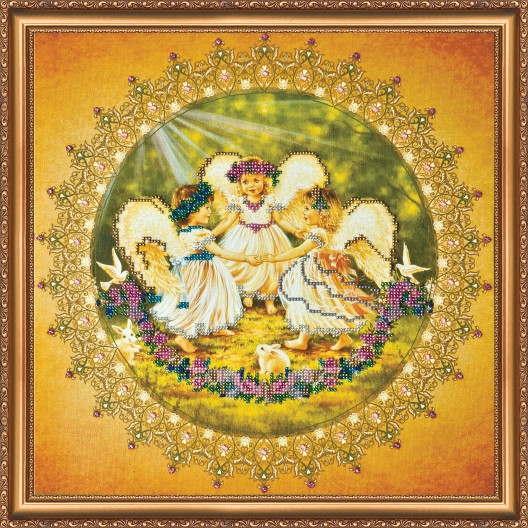 Main Bead Embroidery Kit Fairy-tale (Angels), AB-025 by Abris Art - buy online! ✿ Fast delivery ✿ Factory price ✿ Wholesale and retail ✿ Purchase Great kits for embroidery with beads Main Bead Embroidery Kit Fairy-tale (Angels), AB-025 by Abris Art - buy online! ✿ Fast delivery ✿ Factory price ✿ Wholesale and retail ✿ Purchase Great kits for embroidery with beads