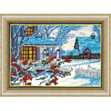 Main Bead Embroidery Kit Winter evening (Winter tale)