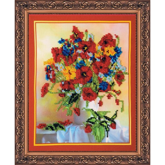 Main Bead Embroidery Kit Summer imagination (Flowers), AB-047 by Abris Art - buy online! ✿ Fast delivery ✿ Factory price ✿ Wholesale and retail ✿ Purchase Great kits for embroidery with beads Main Bead Embroidery Kit Summer imagination (Flowers), AB-047 by Abris Art - buy online! ✿ Fast delivery ✿ Factory price ✿ Wholesale and retail ✿ Purchase Great kits for embroidery with beads