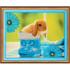 Main Bead Embroidery Kit Rabbits – 3 (Animals)