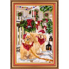 Main Bead Embroidery Kit Christmas Morning (Winter tale)