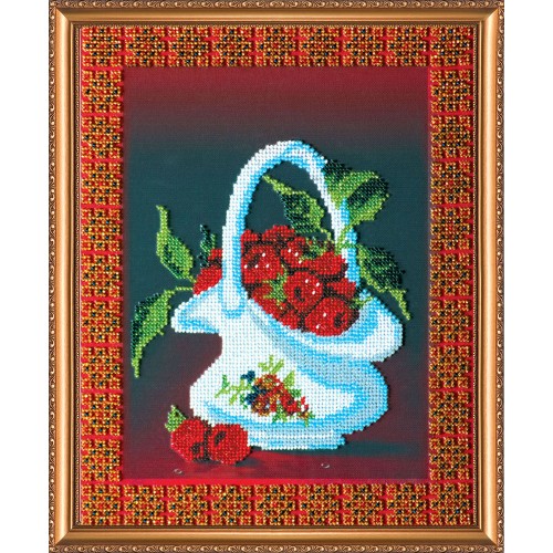 Main Bead Embroidery Kit Raspberry (Household stories), AB-088 by Abris Art - buy online! ✿ Fast delivery ✿ Factory price ✿ Wholesale and retail ✿ Purchase Great kits for embroidery with beads