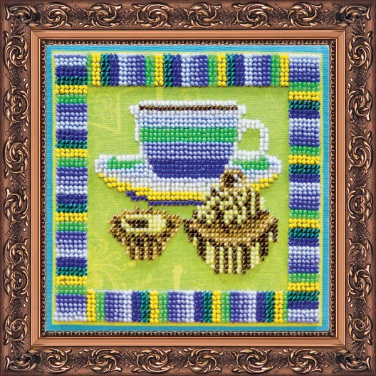 Набір для вишивання бісером на натуральному художньому холсті Гарячий шоколад, AB-130 від Абрис Арт - купити з доставкою ✿ Найкраща ціна від виробника ✿ Оптом та в роздріб ✿ Придбати Великі набори для вишивки бісером