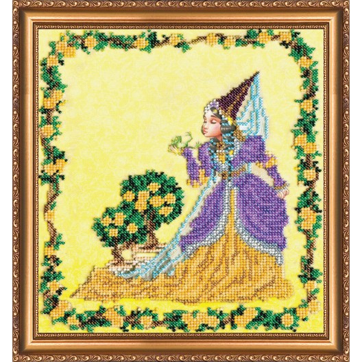 Main Bead Embroidery Kit Agnes (Fantasy), AB-132 by Abris Art - buy online! ✿ Fast delivery ✿ Factory price ✿ Wholesale and retail ✿ Purchase Great kits for embroidery with beads