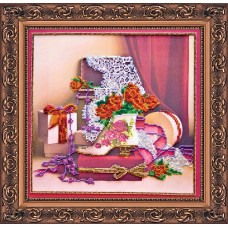 Набір для вишивання бісером на натуральному художньому холсті "Дамські штучки"