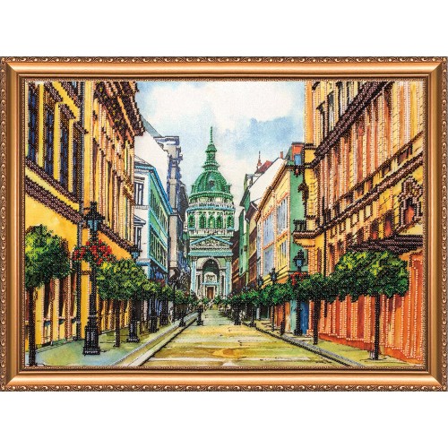 Набір для вишивання бісером на натуральному художньому холсті Будапешт, AB-142 від Абрис Арт - купити з доставкою ✿ Найкраща ціна від виробника ✿ Оптом та в роздріб ✿ Придбати Великі набори для вишивки бісером
