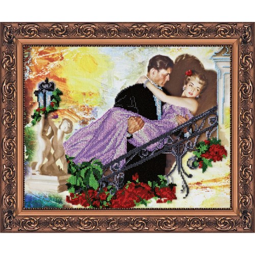 Main Bead Embroidery Kit White nights (Romanticism), AB-154 by Abris Art - buy online! ✿ Fast delivery ✿ Factory price ✿ Wholesale and retail ✿ Purchase Great kits for embroidery with beads