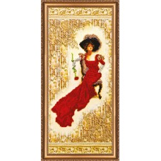 Main Bead Embroidery Kit Lady Rose (Romanticism)