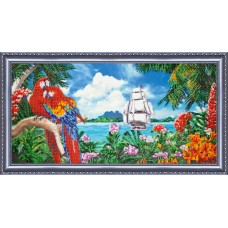 Main Bead Embroidery Kit Tropical Paradise (Landscapes)