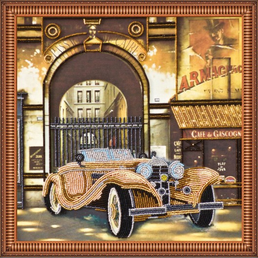 Auto Retro – 2, AB-173 by Abris Art - buy online! ✿ Fast delivery ✿ Factory price ✿ Wholesale and retail ✿ Purchase Great kits for embroidery with beads