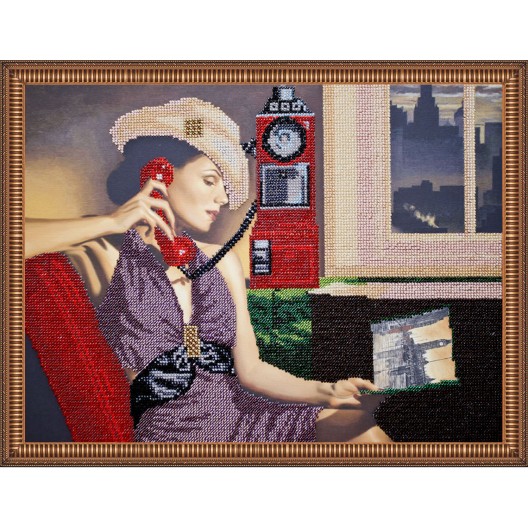 Main Bead Embroidery Kit Retro travel – 2 (Retro), AB-177 by Abris Art - buy online! ✿ Fast delivery ✿ Factory price ✿ Wholesale and retail ✿ Purchase Great kits for embroidery with beads