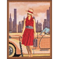 Main Bead Embroidery Kit Retro travel – 3 (Retro)