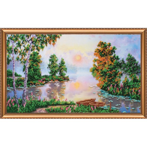 Набір для вишивання бісером на натуральному художньому холсті Ранкова імла, AB-190 від Абрис Арт - купити з доставкою ✿ Найкраща ціна від виробника ✿ Оптом та в роздріб ✿ Придбати Великі набори для вишивки бісером