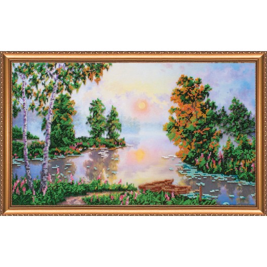 Набір для вишивання бісером на натуральному художньому холсті Ранкова імла, AB-190 від Абрис Арт - купити з доставкою ✿ Найкраща ціна від виробника ✿ Оптом та в роздріб ✿ Придбати Великі набори для вишивки бісером