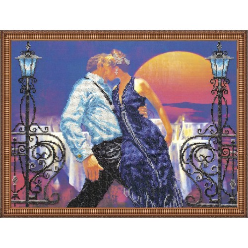 Main Bead Embroidery Kit Tango (Romanticism), AB-196 by Abris Art - buy online! ✿ Fast delivery ✿ Factory price ✿ Wholesale and retail ✿ Purchase Great kits for embroidery with beads