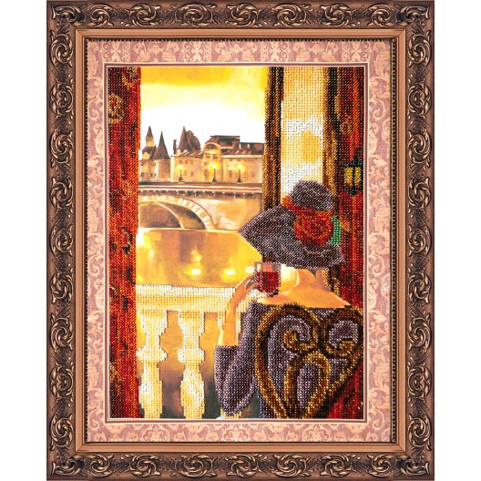 Main Bead Embroidery Kit Mulled Wine (Romanticism), AB-197 by Abris Art - buy online! ✿ Fast delivery ✿ Factory price ✿ Wholesale and retail ✿ Purchase Great kits for embroidery with beads