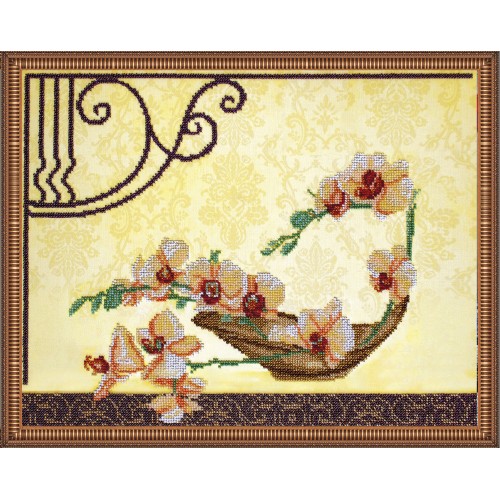 Main Bead Embroidery Kit Sunny etude – 2 (Flowers), AB-200 by Abris Art - buy online! ✿ Fast delivery ✿ Factory price ✿ Wholesale and retail ✿ Purchase Great kits for embroidery with beads