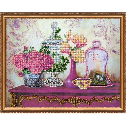 Набір для вишивання бісером на натуральному художньому холсті Прованс-1, AB-203 від Абрис Арт - купити з доставкою ✿ Найкраща ціна від виробника ✿ Оптом та в роздріб ✿ Придбати Великі набори для вишивки бісером