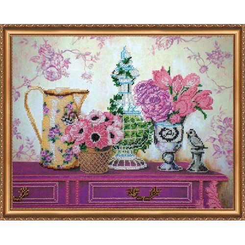 Набір для вишивання бісером на натуральному художньому холсті Прованс-2, AB-204 від Абрис Арт - купити з доставкою ✿ Найкраща ціна від виробника ✿ Оптом та в роздріб ✿ Придбати Великі набори для вишивки бісером