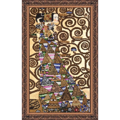 Main Bead Embroidery Kit Expectation (Modern), AB-215 by Abris Art - buy online! ✿ Fast delivery ✿ Factory price ✿ Wholesale and retail ✿ Purchase Great kits for embroidery with beads