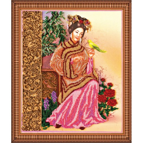 Emperors garden, AB-217 by Abris Art - buy online! ✿ Fast delivery ✿ Factory price ✿ Wholesale and retail ✿ Purchase Great kits for embroidery with beads