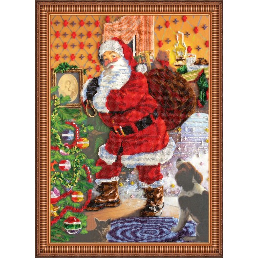 Christmas Eve, AB-221 by Abris Art - buy online! ✿ Fast delivery ✿ Factory price ✿ Wholesale and retail ✿ Purchase Kits for bead embroidery