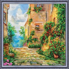 Main Bead Embroidery Kit Flower street (Landscapes)