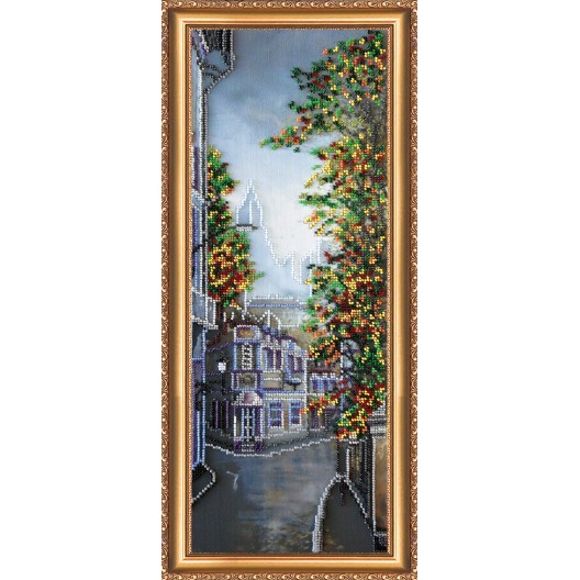 Main Bead Embroidery Kit Side streets of St. Petersburg – 1 (Landscapes), AB-235 by Abris Art - buy online! ✿ Fast delivery ✿ Factory price ✿ Wholesale and retail ✿ Purchase Great kits for embroidery with beads