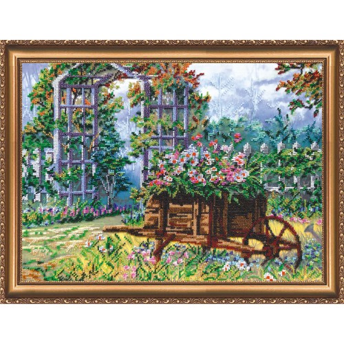 Main Bead Embroidery Kit Garden (Landscapes), AB-256 by Abris Art - buy online! ✿ Fast delivery ✿ Factory price ✿ Wholesale and retail ✿ Purchase Great kits for embroidery with beads Main Bead Embroidery Kit Garden (Landscapes), AB-256 by Abris Art - buy online! ✿ Fast delivery ✿ Factory price ✿ Wholesale and retail ✿ Purchase Great kits for embroidery with beads