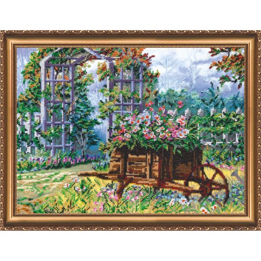 Main Bead Embroidery Kit Garden (Landscapes), AB-256 by Abris Art - buy online! ✿ Fast delivery ✿ Factory price ✿ Wholesale and retail ✿ Purchase Great kits for embroidery with beads Main Bead Embroidery Kit Garden (Landscapes), AB-256 by Abris Art - buy online! ✿ Fast delivery ✿ Factory price ✿ Wholesale and retail ✿ Purchase Great kits for embroidery with beads