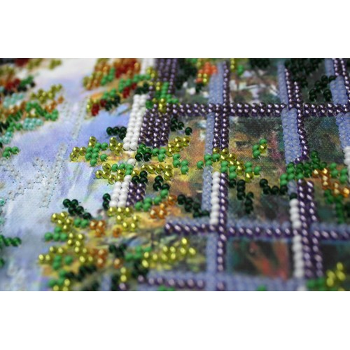 Main Bead Embroidery Kit Garden (Landscapes), AB-256 by Abris Art - buy online! ✿ Fast delivery ✿ Factory price ✿ Wholesale and retail ✿ Purchase Great kits for embroidery with beads